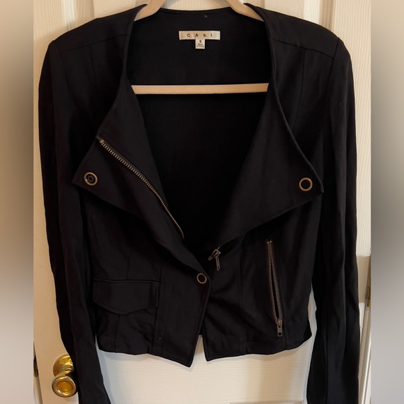 Vintage moto style jacket. Perfect for fall - Picture 1 of 4
